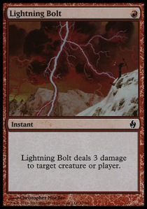 Lightning Bolt http://magiccards.info